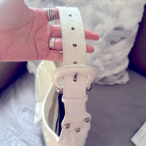 Burberry white leather quilt bag - Picture 3 of 8